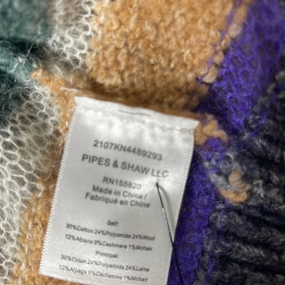 Veronica Beard Multicolor Striped Cardigan - Picture 5 of 8
